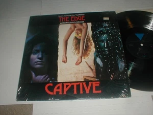 Captive Soundtrack Virgin LP SHRINK 87 Michael Brook THE EDGE U2 Sinead O'Connor - Picture 1 of 9