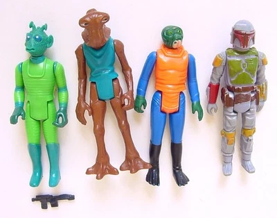 1978 1980 Kenner Star Wars New Hope ESB LOTE DE 12 FIGURAS BOBA FETT GREEDO Y ARMA Foto 1 de 2