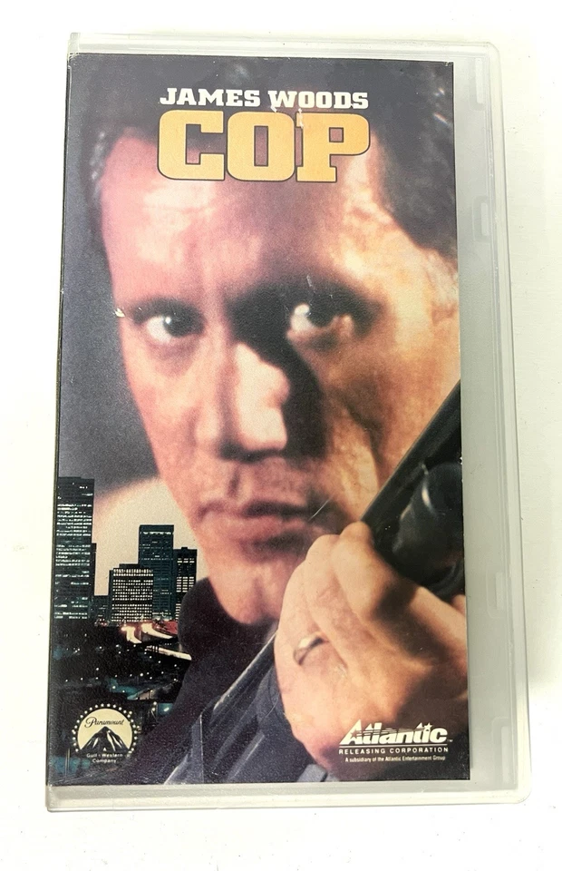 COP (VHS 1988) James Woods Serial Killer Police Thriller Atlantic Hard Case - Image 1 of 4
