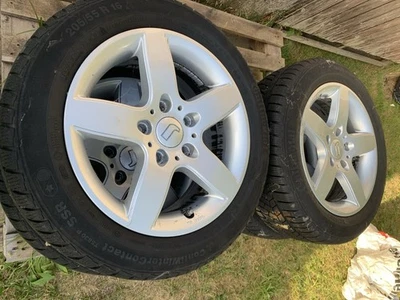 205/55 R16 Runflat Winterreifen mit Alu Speichen, Drucksensoren zu verschenken - Bild 1 von 4