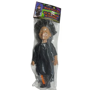 Kit Muñeca Bruja Fibra-Craft 1997 De Colección 12.5 pulgadas Artesanía de Halloween Nuevo de Lote Antiguo Sellado 7601 - Imagen 1 de 7