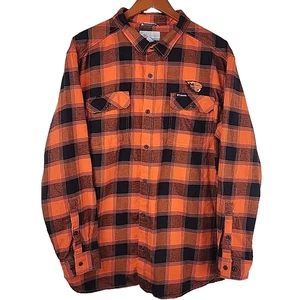 Columbia Flanellhemd Oregon State Beavers OSU Herren 2XL orange schwarz NCAA - Bild 1 von 10