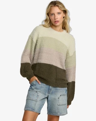 RVCA - Womens Ty Jumper - Cypress Green - Casual Long Sleeve Jumper - Image 1 of 3