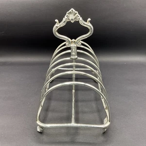 Toastständer Toastrack/6  Scheiben 925 Sterling Silber, Birmingham 1843 - Bild 1 von 9