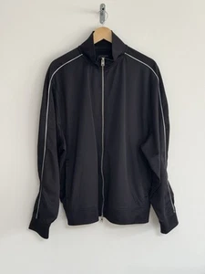 Chaqueta Allsaints “Moreno” Track Top Cremallera Negra XL *** EXCELENTE*** - Imagen 1 de 13