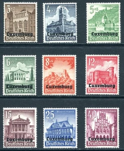 Luxemburg 1941 Deutsche Besetzung unbenutzter Satz #NB1-NB9 - Bild 1 von 2