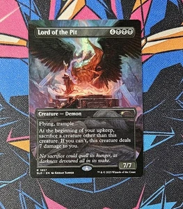 Lord Of The Pit NM Borderless MTG Secret Lair Kieran Yanner Bonus Unplayed Magic - Picture 1 of 1