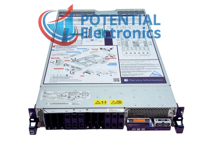 IBM 8247-22L  Power8 S822L Server w/ 2x 10Core 3.42GHz CPU, 160GB Ram (No PSU) - Image 1 of 4