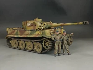 1/35 gebauter WWII German Tiger I früher Panzer '812' SS Pz.Rgt.2 Das Reich Tiki Modell - Bild 1 von 19