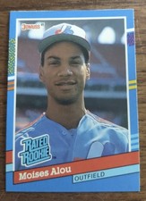 1990 Leaf Donruss Moises Alou Rookie Card 38