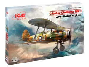 Gloster Gladiator Mk.I British Fighter - Plastic Model Kit Models 1/32 ICM 32040 - Picture 1 of 17
