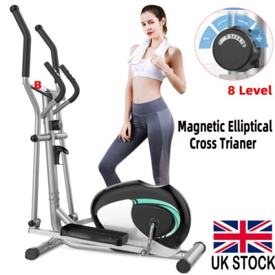 Magnetic Elliptical Cross Trainer Training for Home Gym Workout Fitness Cardio - Image 1 of 4