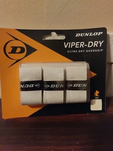 Dunlop Viper-Dry Ultra Dry Overgrips - Pack of 3 - Black - T613210 - Picture 1 of 2