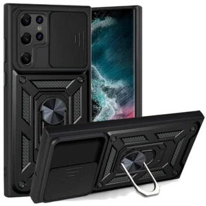 Para Samsung S23 Plus Funda Lente Cámara Anillo Magnético Soporte Cubierta Híbrida - Imagen 1 de 9