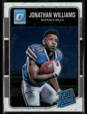 2016 Donruss Optic Jonathan Williams #176 RC Buffalo Bills - Image 1 of 4