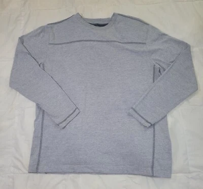 Camisa Craftsman Hombre Grande Gris Manga Larga Pullover Ropa de Trabajo  Foto 1 de 4