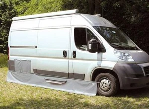FALDA DE LLUVIA DE TIRO FIAMMA PARA AUTOCARAVANA FIAT DUCATO CÁMPER FALDA LATERAL - Imagen 1 de 2