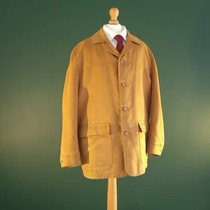 Brook Taverner Soft touch Jacket Mens 42R Brown Patch Pockets Casual  Button  - Imagen 1 de 14