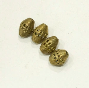 Beads African Brass Oval Cage Bead - Picture 1 of 3