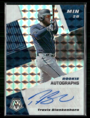 Travis Blankenhorn 2021 Mosaic Silver Mosaic Prizm RC Auto - Image 1 of 2