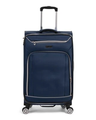 London Fog 26in Navy Blue Softside Spinner - Image 1 of 4