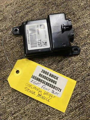 Módulo sensor de peso ocupación asiento delantero derecho Buick Rendezvous 2006 BBA8 Foto 1 de 4