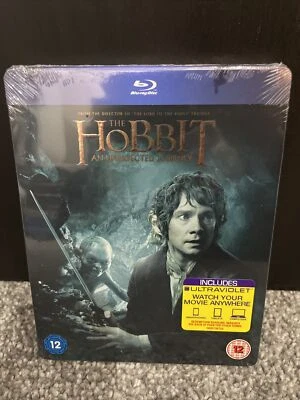 THE HOBBIT AN UNEXPECTED JOURNEY - UK BLU-RAY STEELBOOK - NEW & SEALED - Image 1 of 2