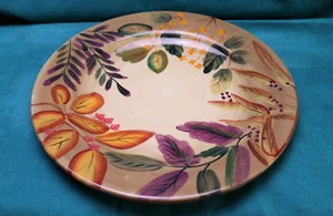 Shadowwood Home Trends 11 1/4 " Dinner Plate (s) Hand Painted Autumn Colors - Picture 1 of 4