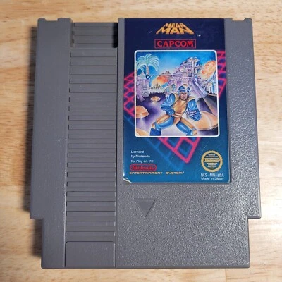 Capcom Mega Man NES Nintendo Entertainment System - Tested - Image 1 of 3
