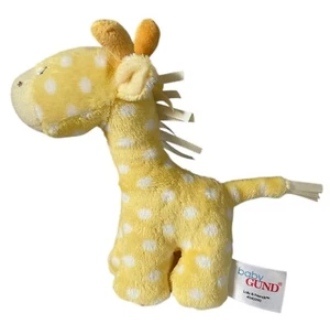 Baby Gund Jirafa Peluche Sonajero Amarillo Lunares Lolly & Friends 5" Pony 4040390 - Imagen 1 de 3