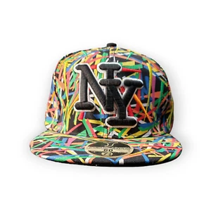 New York Baseball Cap Hat Classic Logo Fitted 7 1/2 - Picture 1 of 8