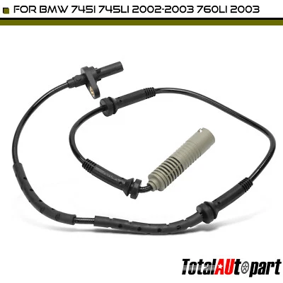 Sensor de velocidad de rueda ABS para BMW 745Li 745i E65 2002-2003 760Li delantero lado derecho/derecho Foto 1 de 4