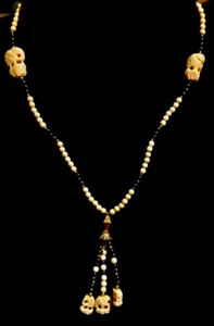 Hematite Elephant Bead Necklace - Hand Made - Picture 1 of 1