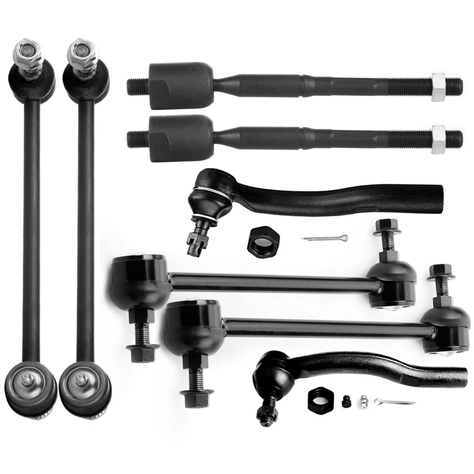 Set Of 8 Fits 2002-2003 Toyota Camry Front Rear Tie Rod Ends Sway Bars End Link - Image 1 of 1