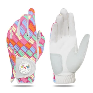 Leather Left Handed Rain Golf Glove with Right - Picture 1 of 12