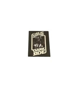 Imán de nevera Star Wars Darth Vader - “Me gusta mi café en el lado oscuro” - Imagen 1 de 4