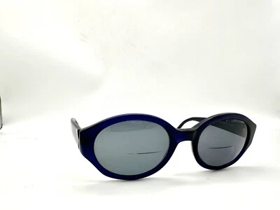 Óculos de sol oval vintage Calvin Klein 619S 080 azul tartaruga armação Itália 140mm - Imagem 1 de 4