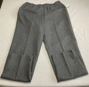 Neu mit Etikett Haband for her Ziehhose Größe 16 durchschnittliche elastische Taille WOLLMISCHUNG grau - Bild 1 von 11