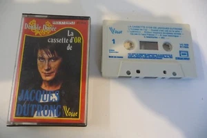 LA CASSETTE D'OR DE JACQUES DUTRONC K7 AUDIO TAPE CASSETTE. DEDICACE. SIGNED. - Imagen 1 de 4