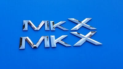 07 08 09 10 LINCOLN MKX GUARDABARROS LATERAL CROMO EMBLEMA LOGOTIPO INSIGNIA SÍMBOLO CONJUNTO OEM A22 Foto 1 de 3