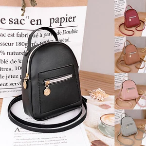 Mini Backpack Purse | PU Leather Backpack for Teen Girls with Zipper Pockets - Picture 1 of 17