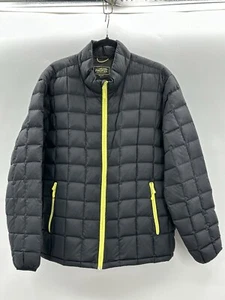PROPEL BLACK BOX QUILT PUFFER JACKET Size L~ EUC~ Zip Close Pockets - Picture 1 of 6