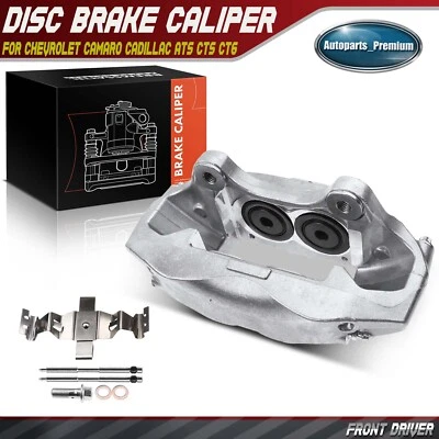 Pinza de freno de disco del lado del conductor delantero para Chevrolet Camaro Cadillac CTS ATS CT6 Foto 1 de 4
