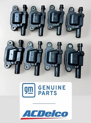 New GENUINE GM (8) Ignition Coils 2014-2025 Chevy GMC Cadillac 12713668 LT1 L86 - Image 1 of 4