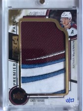2018-19 Upper Deck Premier Nathan MacKinnon Mega Patch /27 Colorado Avalanche