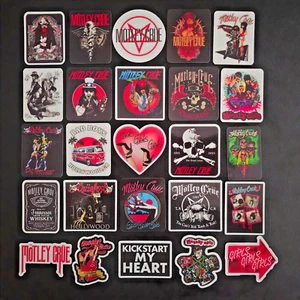 Motley Crue Stickers Band Decals 80's Hair Rock Heavy Metal Music Vinyl Tommy - Picture 1 of 26