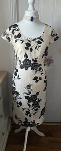 Mother of The Bride Jacque Vert Dress Size 20 Cream/Black - Picture 1 of 7
