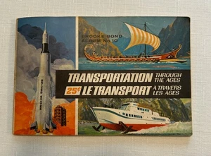 Brooke Bond Red Rose Transportation thru Ages Album #10 Complete 48 Cards 1967 - Picture 1 of 13