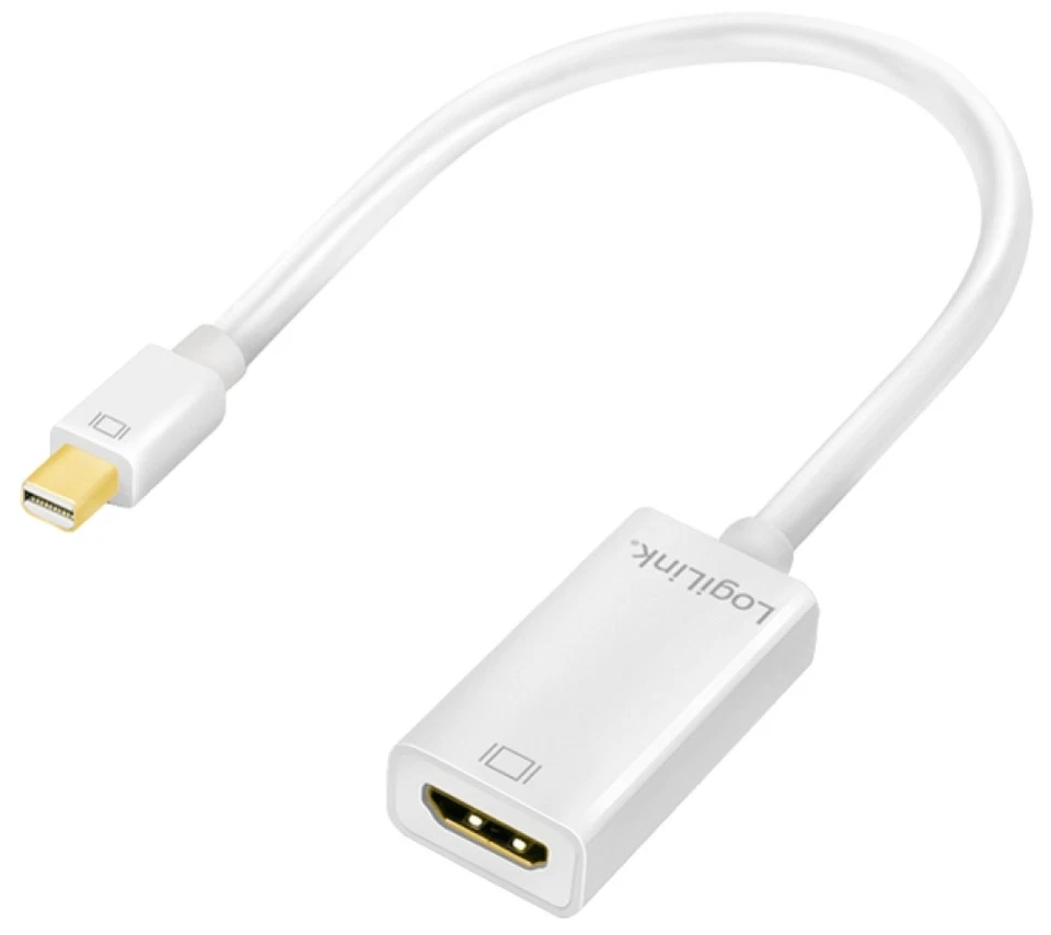 Displayport-adapter LogiLink Mini HDMI St/bu (cv0036)