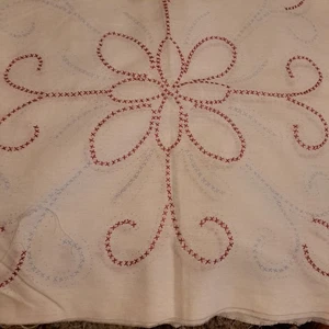 Lot Of Vintage Linen To Embroider 48- 8", 16 "Blocks, Tablecloth, Quilt PoinTS - Picture 1 of 17